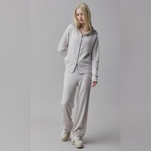 Kristensen DU Nord Cashmere Full Zip Cardigan Hoodie Size 4 Designer Classic